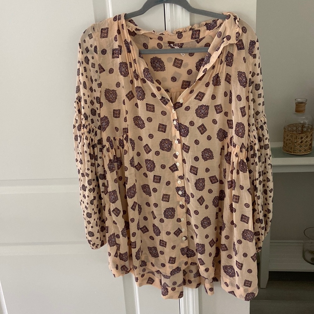 FREE PEOPLE flowy mini dress